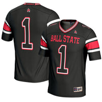 #1 Ball State Cardinals GameDay Greats Endzone Football Jersey - Black