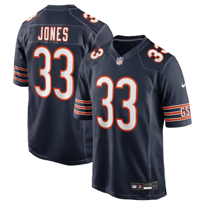 Chicago Bears Jaylon Jones Nike Navy Team Game Jersey