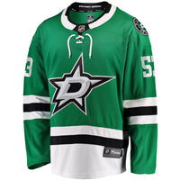 Dallas Stars Wyatt Johnston Fanatics Kelly Green Home Breakaway Player Jersey