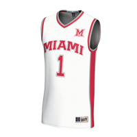 #1 Miami University RedHawks GameDay Greats Lightweight Collegiate Basketball Fashion Jersey - White