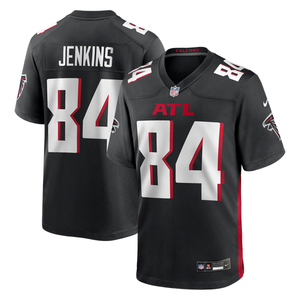 Atlanta Falcons Alfred Jenkins Nike Black Game Retired Player Jersey