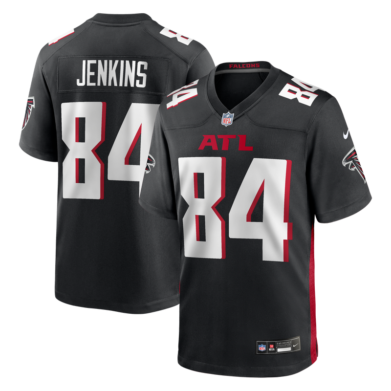 Atlanta Falcons Alfred Jenkins Nike Black Game Retired Player Jersey