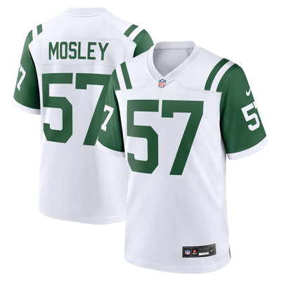 New York Jets C.J. Mosley Nike White Classic Alternate Game Jersey
