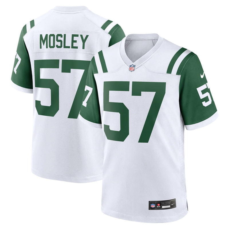 New York Jets C.J. Mosley Nike White Classic Alternate Game Jersey