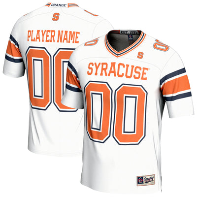 Syracuse Orange GameDay Greats NIL Pick-A-Player Lightweight Collegiate Football Fashion Jersey - White
