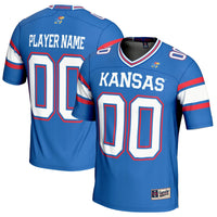 Kansas Jayhawks GameDay Greats NIL Pick-A-Player Football Jersey - Royal