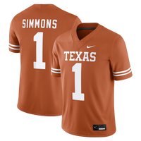 Colin Simmons Texas Longhorns Nike Game Football Jersey - Texas Orange