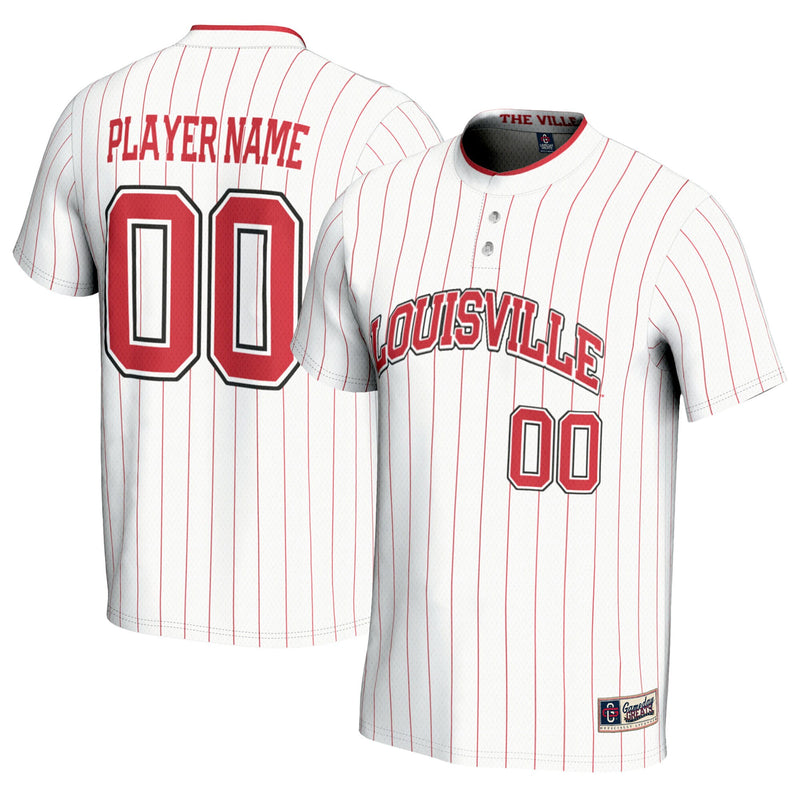 Louisville Cardinals GameDay Greats NIL Pick-A-Player Lightweight Softball Jersey - White