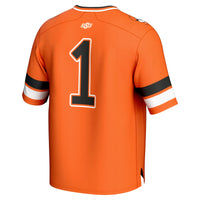#1 Oklahoma State Cowboys GameDay Greats Lightweight Collegiate Football Fashion Jersey - Orange
