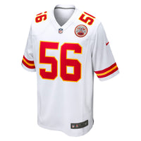 Kansas City Chiefs George Karlaftis Nike White Away Game Player Jersey