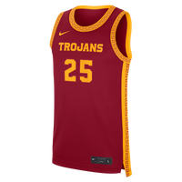 Nike #25 Cardinal USC Trojans Road Replica Basketball Jersey