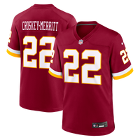 Washington Commanders Jacory Croskey-Merritt Nike Burgundy Game Jersey