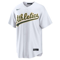 Athletics Nike White Home Replica Jersey