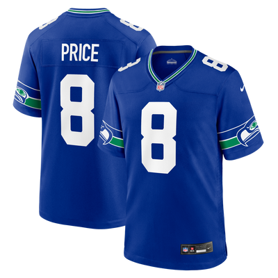 Seattle Seahawks Jadarian Price Nike Royal Alternate Game Jersey