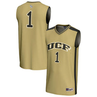 #1 UCF Knights GameDay Greats Lightweight Collegiate Basketball Fashion Jersey - Gold