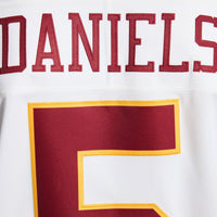 Washington Commanders Jayden Daniels Nike White Vapor F.U.S.E. Stitched Limited Jersey