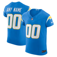 Los Angeles Chargers Nike Powder Blue Vapor F.U.S.E. Elite Custom Jersey