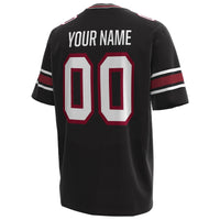 South Carolina Gamecocks Under Armour Custom Replica Football Jersey - Black