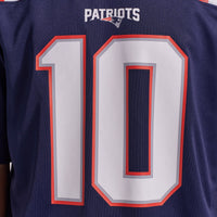 New England Patriots Drake Maye Nike Navy Player Game Jersey