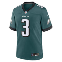 Philadelphia Eagles Nolan Smith Nike Midnight Green Team Game Jersey