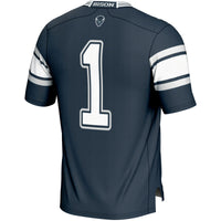 #1 Howard Bison GameDay Greats Endzone Football Jersey - Navy