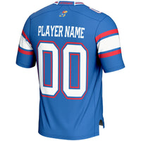 Kansas Jayhawks GameDay Greats NIL Pick-A-Player Football Jersey - Royal