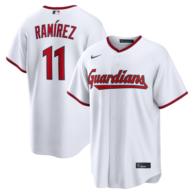 Cleveland Guardians José Ramírez Nike White Home Replica Jersey