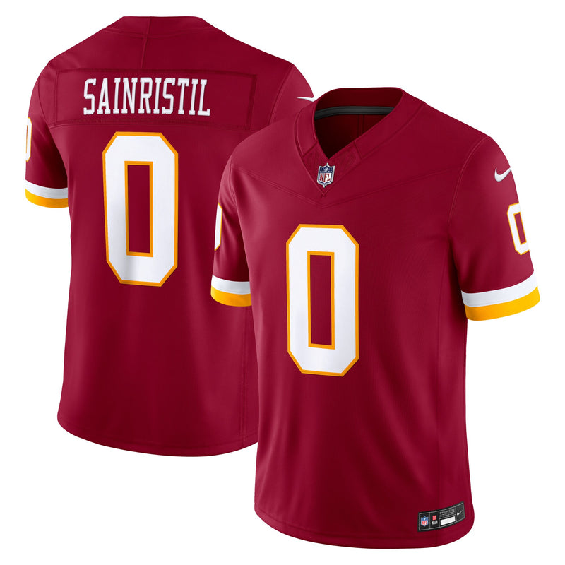 Washington Commanders Mike Sainristil Nike Burgundy Team Vapor F.U.S.E. Stitched Limited Jersey