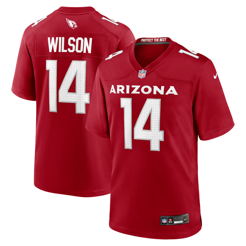 Arizona Cardinals Michael Wilson Nike Cardinal Team Game Jersey