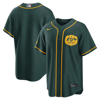 Australia National Team x MLB Nike Green Stadium Replica Jersey