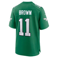 Philadelphia Eagles A.J. Brown Nike Kelly Green Alternate Game Player Jersey