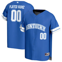 Kentucky Wildcats GameDay Greats Lightweight Collegiate Baseball NIL Pick-A-Player Fashion Jersey - Royal