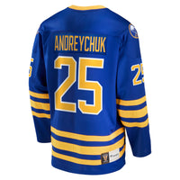 Buffalo Sabres Dave Andreychuk Fanatics Royal Breakaway Retired Player Jersey