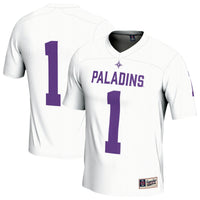 #1 Furman Paladins GameDay Greats Lightweight Football Fashion Jersey - White