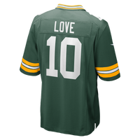 Green Bay Packers Jordan Love Nike Green Player Game Jersey