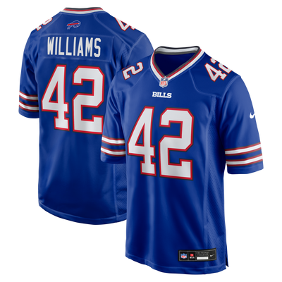 Buffalo Bills Dorian Williams Nike Royal Home Game Jersey