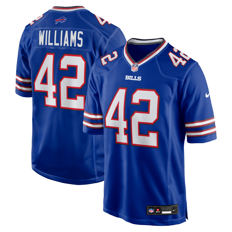 Buffalo Bills Dorian Williams Nike Royal Home Game Jersey