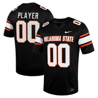 Oklahoma State Cowboys Nike NIL Pick-A-Player Football Game Jersey - Black