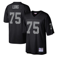 Las Vegas Raiders Howie Long Mitchell & Ness Black Legacy Replica Jersey