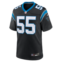 Carolina Panthers Maema Njongmeta Nike Black Team Game Jersey