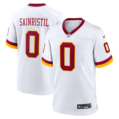 Washington Commanders Mike Sainristil Nike White Game Super Bowl Era Jersey