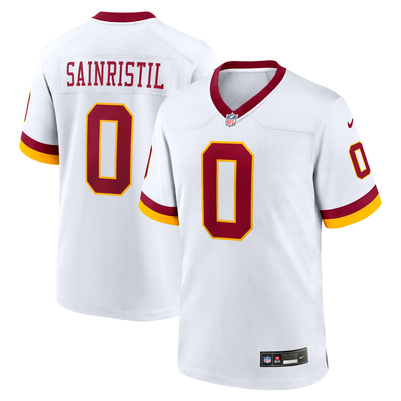 Washington Commanders Mike Sainristil Nike White Game Super Bowl Era Jersey