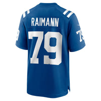 Indianapolis Colts Bernhard Raimann Nike Royal Player Game Jersey