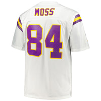 Minnesota Vikings Randy Moss Mitchell & Ness White Big & Tall 1998 Legacy Retired Player Jersey