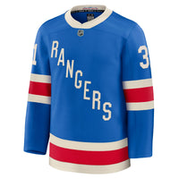 New York Rangers Igor Shesterkin Fanatics Blue Centennial Premium Jersey