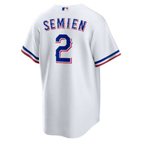 Texas Rangers Marcus Semien Nike White Home Replica Player Jersey