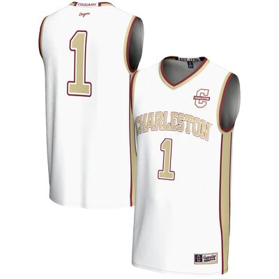 Charleston Cougars GameDay Greats #1 Basketball Jersey - White