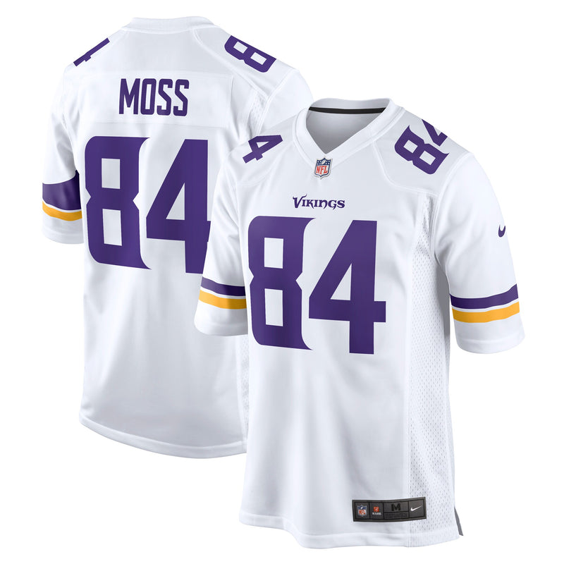 Minnesota Vikings Randy Moss Nike White Retired Player Game Jersey