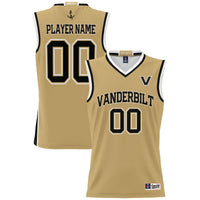 Vanderbilt Commodores GameDay Greats NIL Pick-A-Player Basketball Jersey - Gold