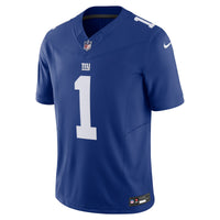 New York Giants Malik Nabers Nike Royal Vapor F.U.S.E. Limited Jersey